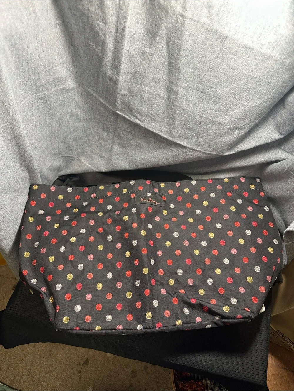 Vera Bradley Black Havana Dots XL Tote